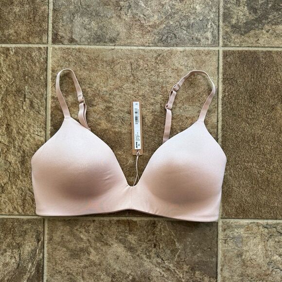 Skims Wireless Form T-shirt Bra Mica Size 34C - Picture 3 of 8